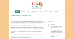 Desktop Screenshot of ellisplanningassociates.com